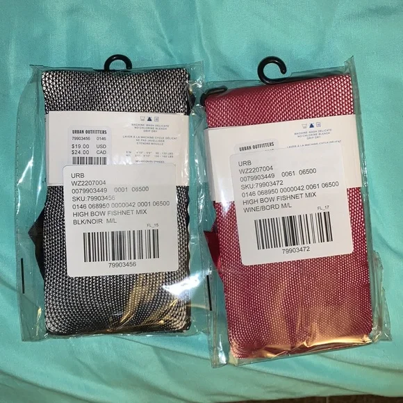 Black tights with bows in the back - black - Picture 4 of 5